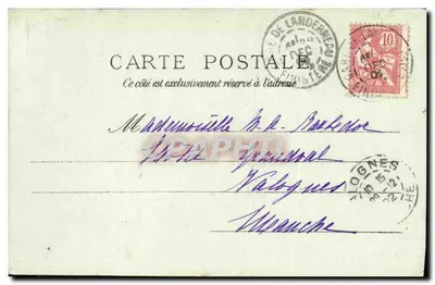 La Roche-Maurice — Vista Geral da Valei do Elorn — editor Villamit Quimper, n° 617 — Verso
