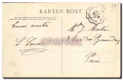 RIEC — Zamek Belon — Wydawca RIEC, nr 3442 — Rewers