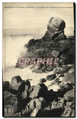 Ponta da Torche (Finistère) — O rochedo do Corvo em tempo forte — Renvennic & Rue Voltaire, Pont-L'Abbé (Finistère)