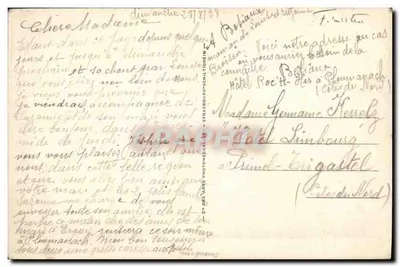 PLOUMANACH — Molo w burzowym pogodzie — ND.125 — Rewers