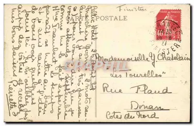 Carantec (Finistère) — Kapel van de Eiland Calliot — uitgever onbekend, n° 83 — Achterkant