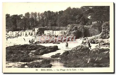 Beg-Meil — A Praia da Cale — LL.