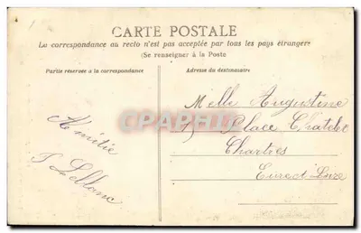 La Danza in Bretagna — scena di danza tradizionale — editore non visibile, n° di serie 181 — Verso