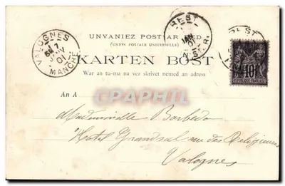 O mais alto campanário da Bretanha — Le Kreisker (St-Pol-de-Léon) — E. H., fot.-edit., St-B. — Verso
