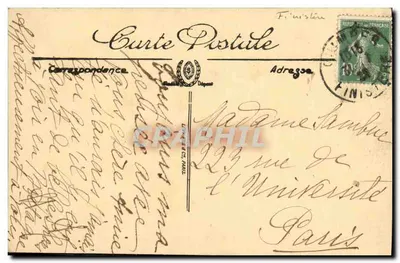 Quimper — A Praça Terre-au-Duc — LL. n°59 — Verso
