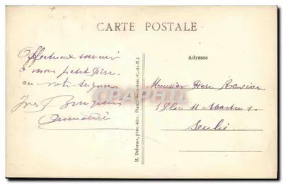 Ile-Blanche-en-Locquirec — Wejście główne — M. Delorme, fot. wyd. (Piesti-les-Grèves, C.-du-N.) — Rewers