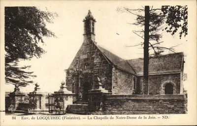 Env. de LOCQUIREC (Finistère) — A Capela de Nossa Senhora da Alegria — ND. — N° 84