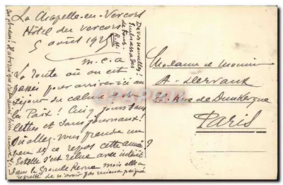 Trasa Wielkich Przepaści (Drôme) — Wodospad Vernaison — Wydawca nieznany, nr 101 — Rewers
