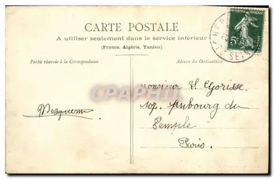 Rouvray-St-Florentin (Eure-et-Loir) — Kasteel van Reverseaux — Uitgever: H. Drouin & Cie, n° 127 — Achterkant