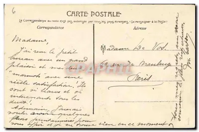 Fontaine-la-Guyon — Poczta — Cliché Andréaux — Rewers