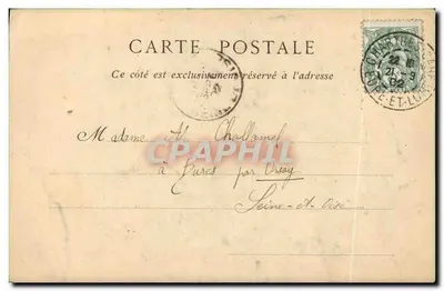 Chartres — Katedra Świętego Aignana — Kolekcja ND. Fot. nr 21 — Rewers
