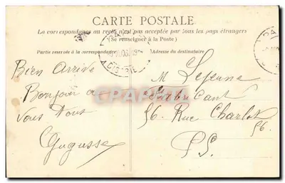 Chartres — Pomnik Dzieci Eure-et-Loir, Butte des Charbonniers — Kol. A D, fot. — Rewers