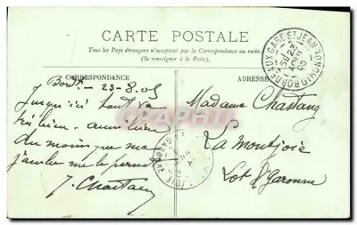 Bordeaux — Torre da Grande Campana — LL. n°10 — Verso