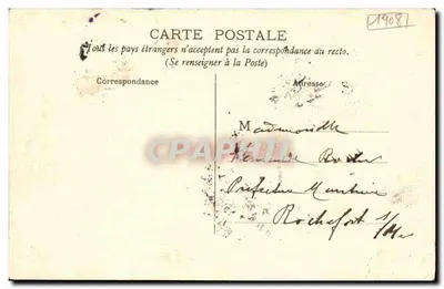 Bordeaux — Cours du Chapeau Rouge — PP n°21 — Rewers