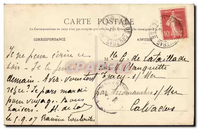 Wystawa Morska w Bordeaux — Terrasa Wystawy — Collection Goree, fot.-wyd., Talençoe (Gironde) — Rewers