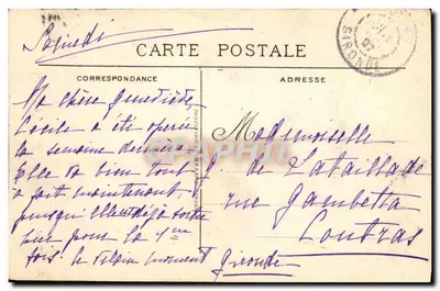 Bordeaux : La Porte Dijeaux e la Bijouterie Mesnard (Place Gambetta) — Verso