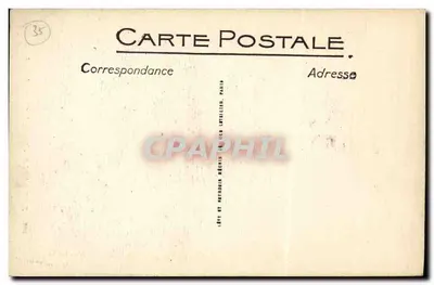 Saint-Malo — Estátua de Chateaubriand — L.L. n°102 — Verso