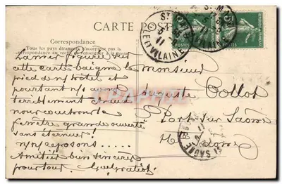 Saint-Malo — Il Forte Nazionale a marea alta — Côte d’Emeraude, n°441 — Verso