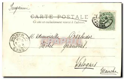 Rennes — Wydział Prawa i Muzeum — E. A. — Rewers