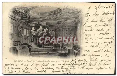 Rennes — Palais de Justice, Salle des Assises — ND 'Pbot'