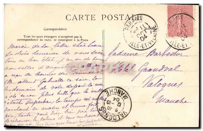 Saint-Servan — Vista geral dos Bas-Sablons — G.F. 3503 — Verso