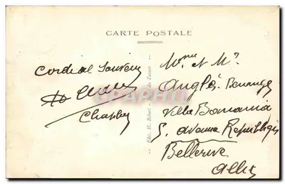 Gargilesse — Kościół — Wydawca H. Robert, Wydawca Fatsan — Rewers
