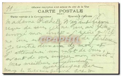 Domagné (I.-et-V.) — A Escola. — Verso