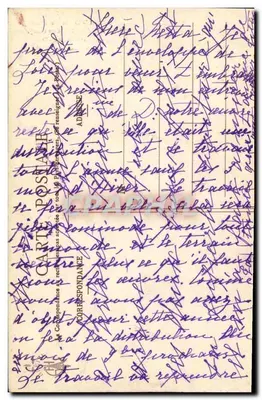 Foresta di pini ai margini del mare (Lupin-Rotheneuf) — Collezione Camaëue -n°2460 — Verso