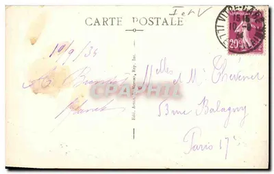 Vitré (Ille-et-Vilaine) — Zamek, Zamek Châtelet i Wieża Świętego Laurenta — Wydawca Artysta Morvar, Rep. Int. — Rewers