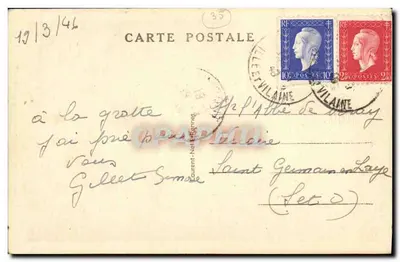 Paimpont — O Cristo em marfim da Abadia — Editor desconhecido, n° 3260 — Verso