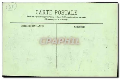 Fougères — Le Château vu de la Route — LL. — Verso