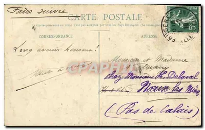 56, Rue de la Forêt — Fougères (Ille-et-Vilaine) — editor desconhecido — Verso