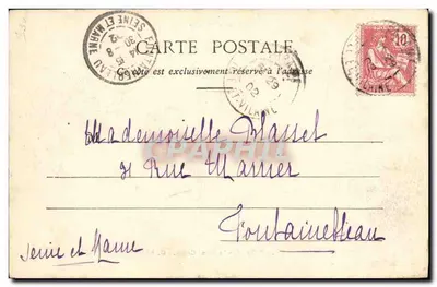 Côte d'Émeraude - Het Grand Casino - G. F. - Collectie Germain zoon, St-Malo — Achterkant