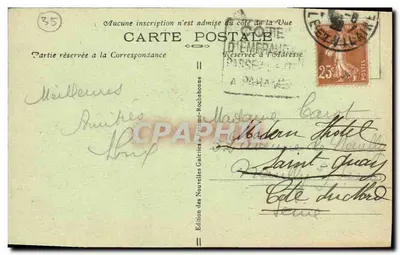Paramé-Rochebonne — Przylądek (brzeg Saint-Malo) — L.B. 21 — Wydawnictwo Nowych Galerii — Rewers