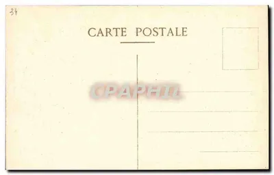 Palavas — plaża i port — Cliché de la Compagnie Aérienne Française — Rewers