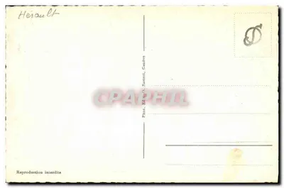 Caux, morze mgły i Gramont — zimowy widok z górami na tle — wydawca O. Sartori, Genewa, n° 4376 — Rewers