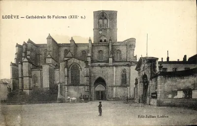 Lodève — Catedral Saint-Fulcran (século XIII) — Edit Jullian Lodève