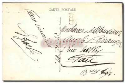 Bruges (Gironde) - A Torre Lassalle e a Igreja — editor M. D., n° 29 — Verso
