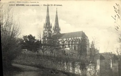 Branne, perto de Libourne — Igreja de São Etienne — Henry Cuillier, 44