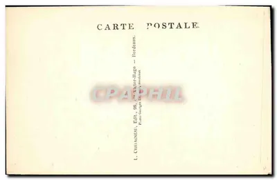 Bassin d'Arcachon — De Grande Dune du Pyla, de hoogste van Europa — L. Chaminade, Uitgever, 96, c* Victor-Hugo, Bordeaux — Achterkant