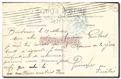 Bordeaux — Porta Salinières — wydawca R.J. — Rewers