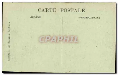 Bordeaux — La Rade — C.B. — Phototype Ch. Champon, Bordeaux — Rewers