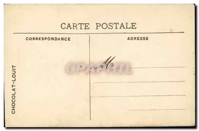 Museu de Bordeaux — L. Perrault — O Partido — Editado para o Chocolat-Louit — Verso