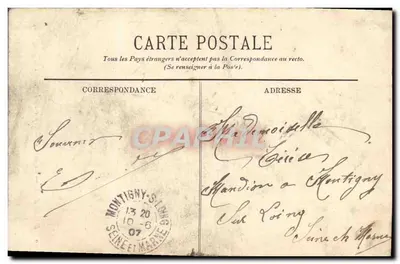 Bordeaux — La Tour de la Grosse-Horloge — LL. — N°10 — Verso