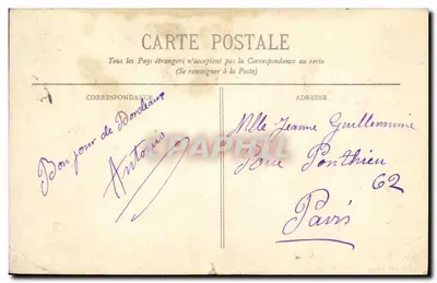 Bordeaux - Place de la Comédie — Widok na Allee de Tourny — wydawca BORDOLIANE, nr 268 — Rewers