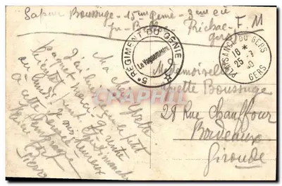Plaisance-du-Gers — Plac Alsacj-Lotarynii — Wydawnictwo Burgan — Rewers