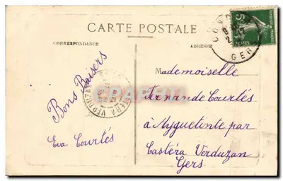 Condom — O Canal — H. Turguet, editor, Condom — Verso