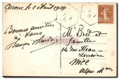 Okręgi Grenoble — CORENC — Katedra i Moucherotte — Rewers