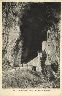 La Balme (Isère) — Entrada das Grutas — B.P. PARIS