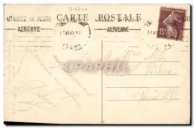 Dauphiné — Tunel na drodze do Saint-Pancrasse — Dolina Graisivaudan — Cl. A V. n° 086 — Rewers